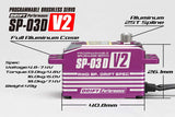 SP-03D V2 LOW PROFILE PROGRAMMABLE SERVO (BLACK/PURPLE/RED)