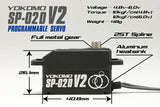 SP-02V2 PROGRAMMABLE SERVO (BLACK/RED)